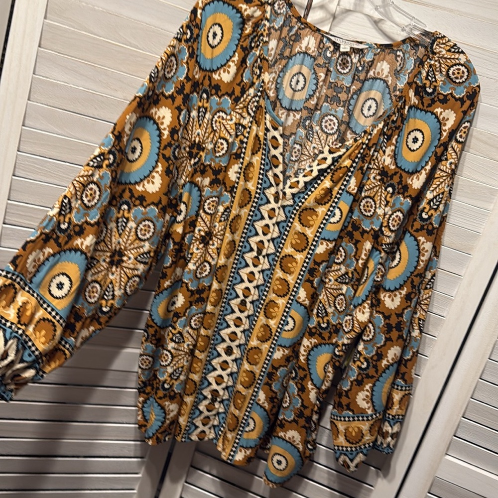 Liverpool Bohemian Print NEW Women's Top   Size 3X
